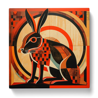 Hare Constructivism - Wrapped Canvas
