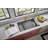 Ruvati 33-inch Workstation Dual Tier Nova Double Bowl Low Divide Undermount Stainless Steel Kitchen Sink