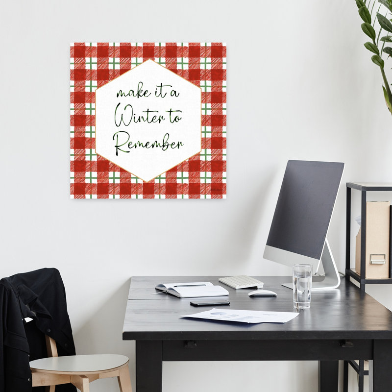 «Classic Christmas», art traditionnel d'hiver abstrait classique, H 18 po x l 18 po