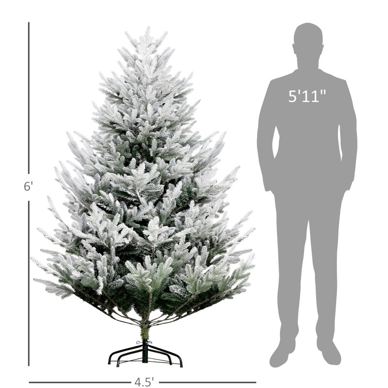 71,92 po Grand jeune arbre artificiel, 6 pieds, 795 branches, auto-déployer, ignifuge 17,24 lb arbuste, déployer, support