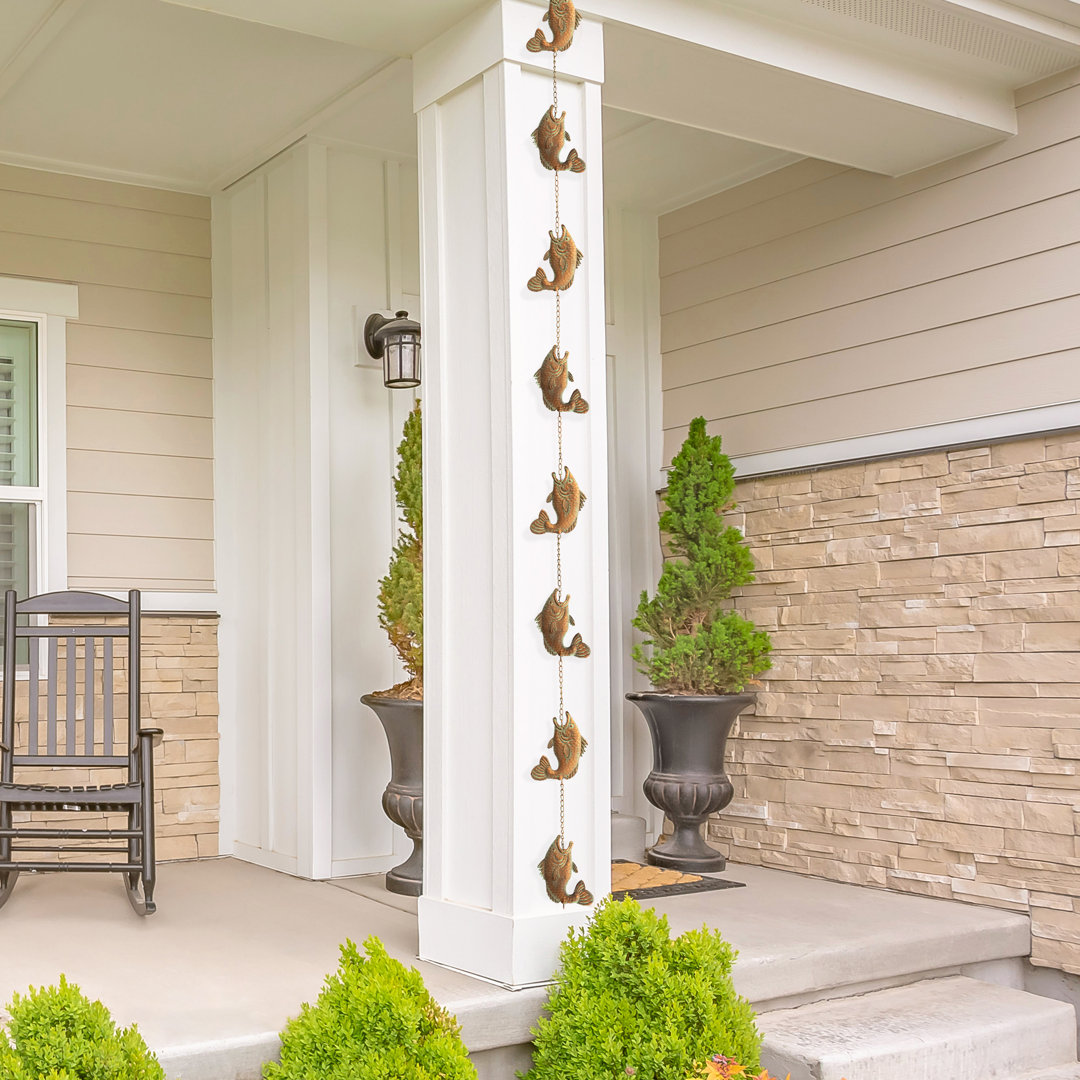 Laven Metal Animals Rain Chain Arlmont & Co.