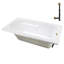 Baignoire de trempage en acrylique 60 po x 32 po, drain inclus-97545185