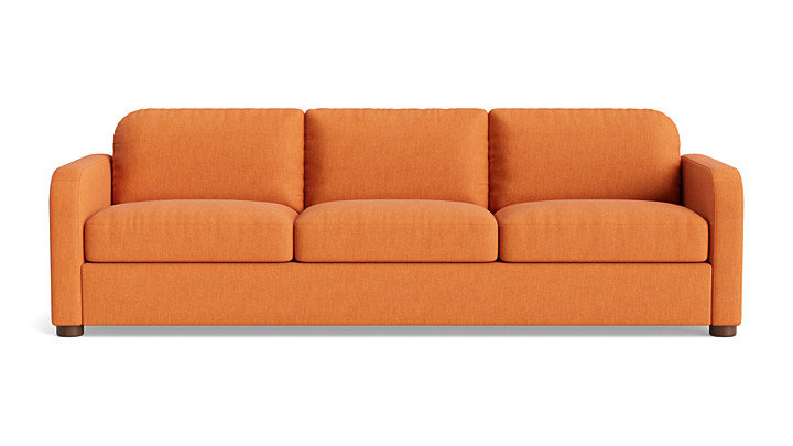 Archie Sofa (95"), Performance Weave - Carrot