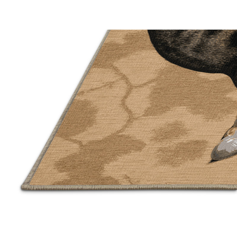  Tapis brésilien lavable à poils courts, Carré 7 pi