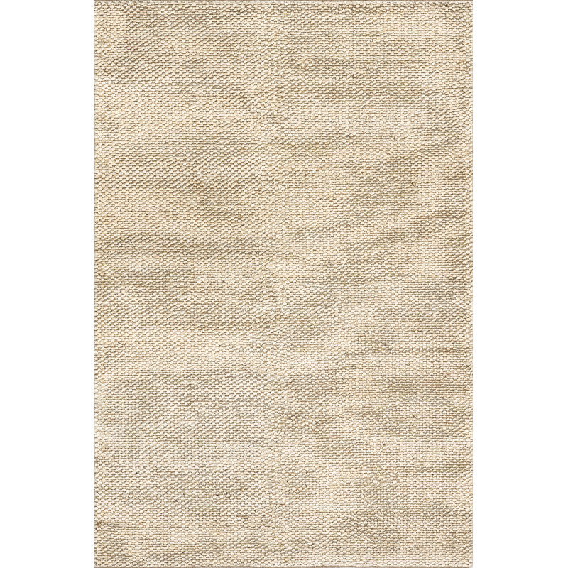 Tapis texturé en jute tissé à la main Home Conservatoire, Tapis de couloir 2 pi 6 po x 8 pi