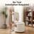 Vanity Chair with Storage, 360° Swivel Makeup Chair with Back, Modern Barrel Chair Upholstered Ottoman for Bedroom, Dressing, Living Room,-322788644