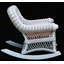 Chaise berçante pour enfant avec coussin-10336200-10336201