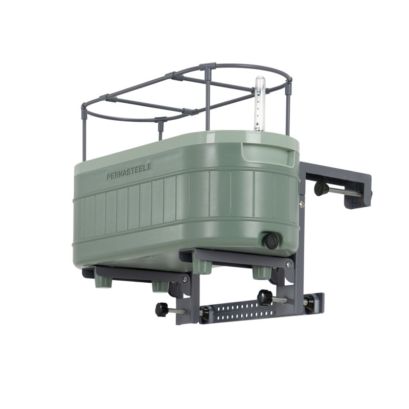 Permasteel Mini Planter W/Bracket, Green, Green