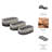 Decorative Bone Inlay Storage Boxes with Lids - Handmade Oval Trinket Boxes for Elegant Organization - Set of 3.