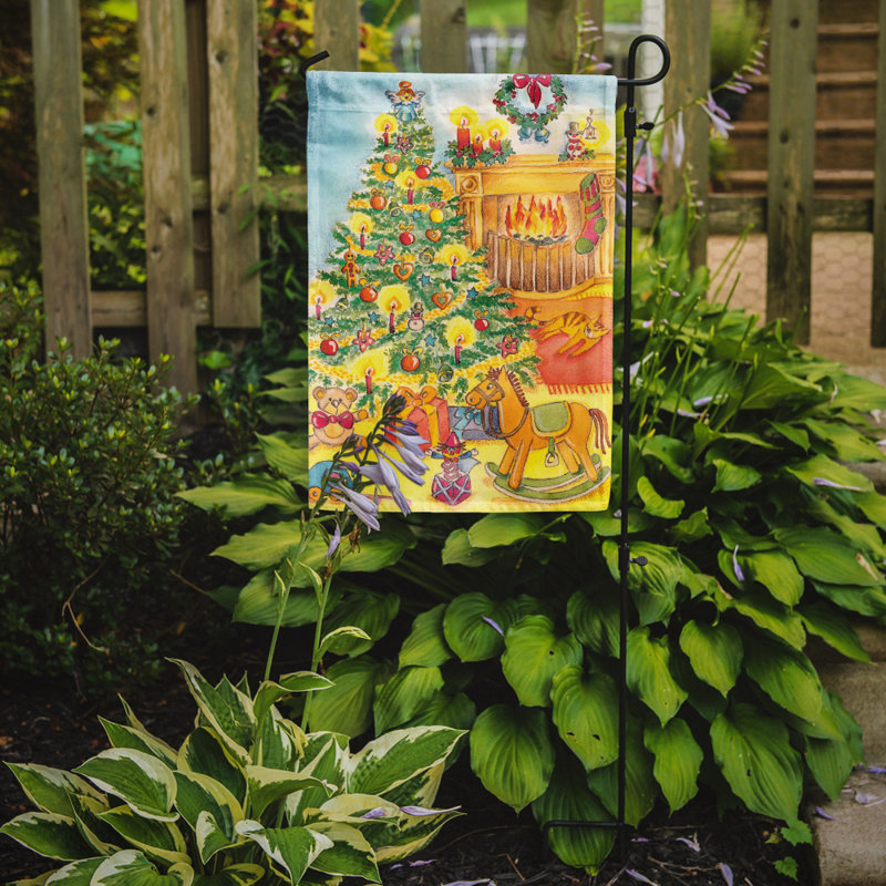 Double Sided Polyester Christmas Garden Flag, 15" H  x 11" W