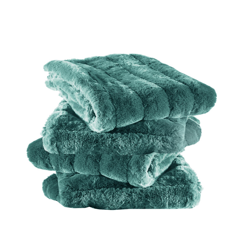 Super Mink Square Pillow Cover, Jadeite