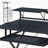 Black Computer Desk With Keyboard Tray