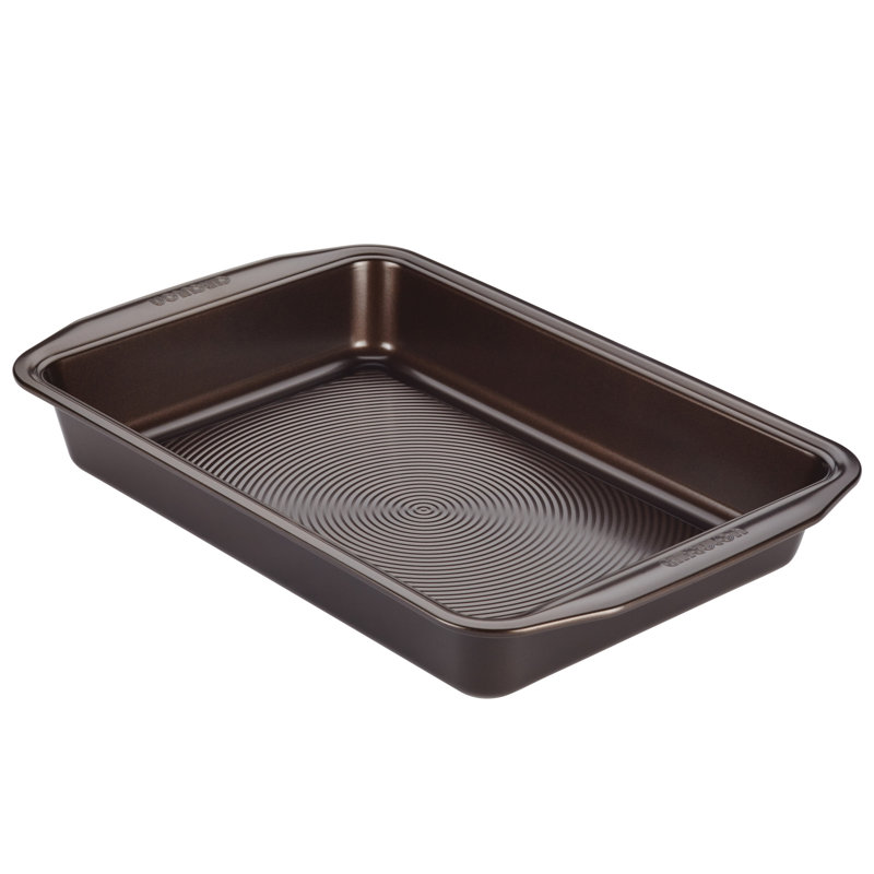Circulon Bakeware Nonstick Rectangular Cookie / Baking / Cake Pan, Chocolate