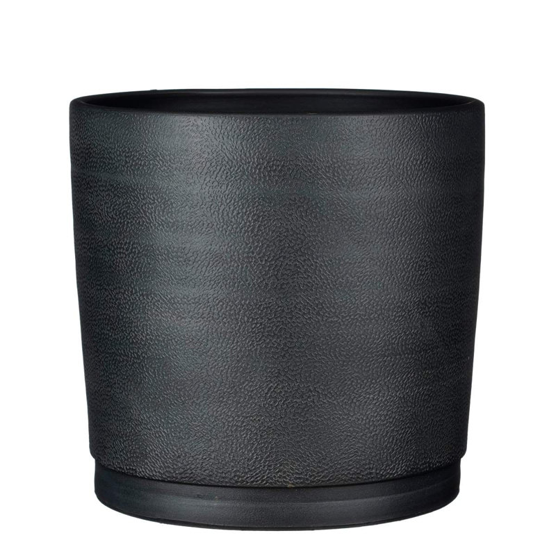 Allysyn Ceramic Pot Planter, 35cm H x 36cm W x 36cm D, Green