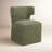 Sardinia Upholstered Dining Chair With Casters-116673859