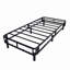Structure de lit en fer plat 14 po avec housse Andrew, aucun sommier nécessaire-1773039043