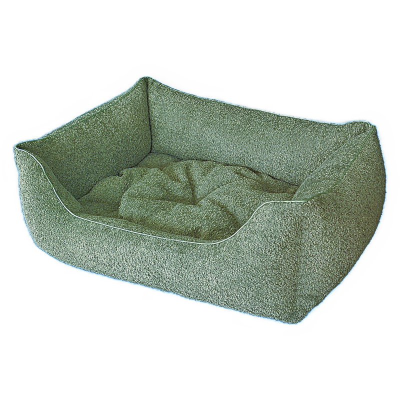 Orthopedic Polyester Pet Bed, Extra large (100cm W x 80cm D x 35cm H), Green