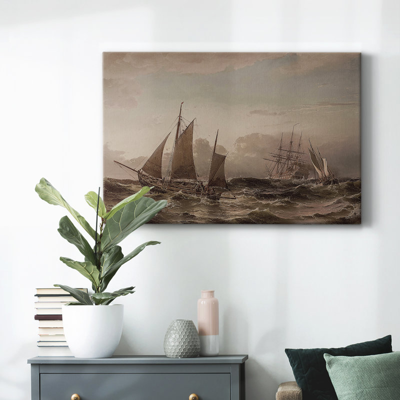 Impression nautique rétro-CCX III, Toile tendue, H 13 po x l 19 po x P 1,5 po