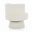 Fauteuil d'appoint pivotant rembourré Boucle
