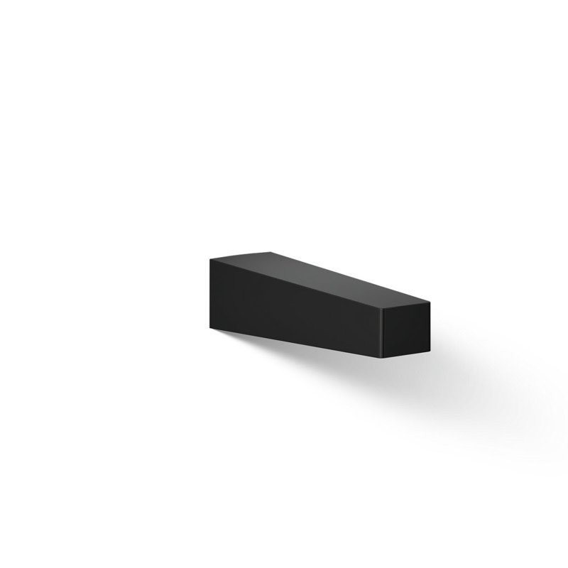 Honesty  Handle Wall Mounted Tub Spout Trim, Matte Black