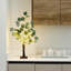 2 pi Eucalyptus artificiel éclairé avec 60 lumières DEL blanc chaud