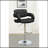 Black Adjustable Bar Stool