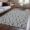Premium Machine Washable Cerrito Black Rug
