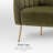 Samouri Modern Channel Tufted Barrel Accent Chair-511515494