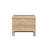 Larrabee Oak and Black 2-drawer Accent Table