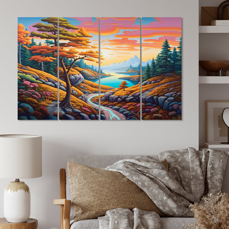 Rustic Landscape & Nature Wall Decor on Metal