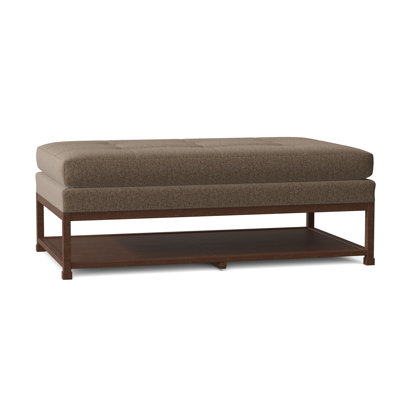 Libby Langdon 52.5"" Wide Tufted Rectangle Cocktail Ottoman with Storage -  Fairfield Chair, 6602-52_9508 17_Tobacco