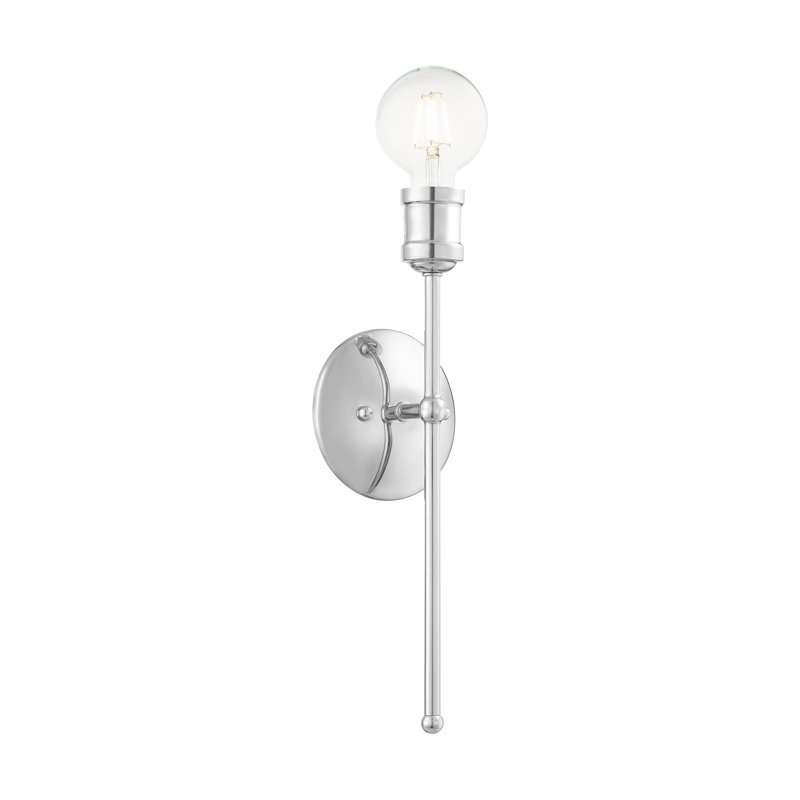 Lounell 1 - Light Dimmable Wallchiere, Polished Chrome