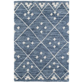 Kota Indigo Handwoven Wool Rug