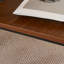 Ensemble de 2 tables de bout rectangulaires, plateau en verre trempé avec panneau de fibres à densité moyenne, table moderne pour le salon-1085471307