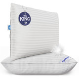 Superior Down 700 Fill Power Hungarian White Goose Down Pillow Medium Firmness, 2 Pack