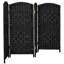 2 Ft. Tall Diamond Weave Fiber Room Divider - Dark Mocha - 8 Panel-764392063-764392048-764392062