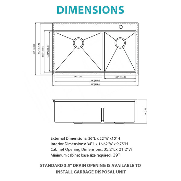 Dimensions du produit