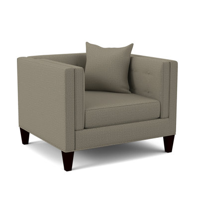 Fauteuil en polyester touffeté l 43 po Banelly