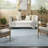 Ebern Designs Care Free Blue Modern Indoor Rug-514702021
