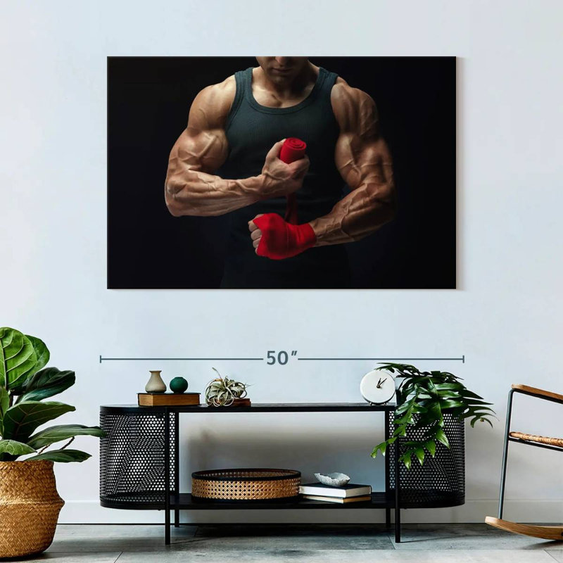 Bodybuilder's Arms, 32" H x 48" W