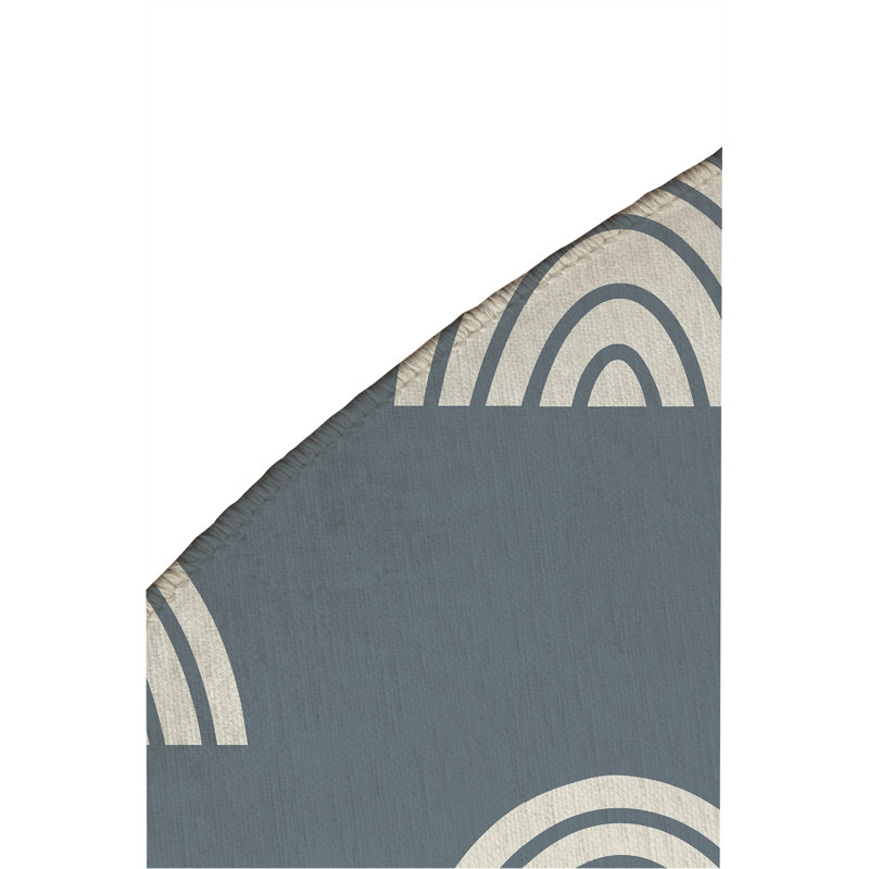 Tapis de jeu pour enfants Plain Bows, Bleu / blanc