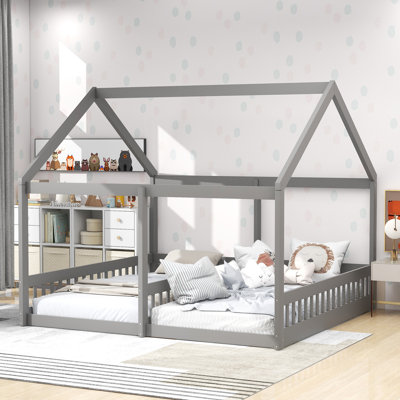 Twin Size Double House Platform Beds by Isabelle & Max