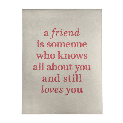 Quotes Chenille Indoor Rug