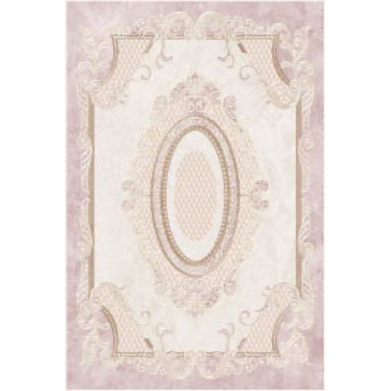 Luxurious Velvet Area Rug (4.6 x 7.2 ft), 100% Antibacterial Fabric, Non-Slip Cotton Backing, Pile Height: 0.4 in | Machine Washable, 3D Digital Print Design | Perfect for Living Room & Bedroom Decor, Soft & Durable
