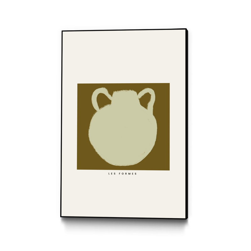 Le Vase Ii' Framed Canvas