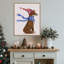 «Windswept Fox» par Fab Funky, impression sur toile encadrée
