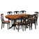 Pilcher Butterfly Leaf Rubberwood Solid Dining Set