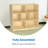7 Compartment Plywood / Laminate Board Shelving Unit