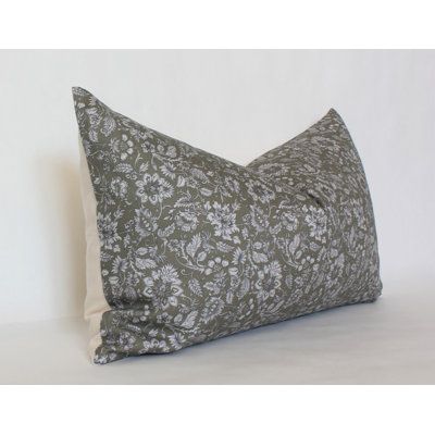Floral Cotton Pillow Cover