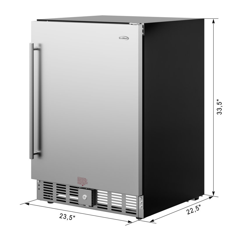 23.4 in. Stainless Steel, Built-In Refrigerator and Beverage Cooler, 5 Cu. ft. 5C-MF-SS